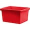 Storex 4 Gallon Storage Bin, Red 61452U06C - alternate 1