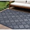 Homeroots 7' X 10' Navy Blue Indoor Outdoor Area Rug 522156 - alternate 1