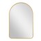 Homeroots 39" Gold Arch Metal Framed Bathroom Vanity Mirror 562894 - alternate 4