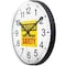 Infinity Instruments Prosaic ITC Caution Don't Forget Safety  Wall Clock, Black, 12 in 14529BK-4586 - alternate 2