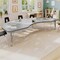 Flash Furniture Wren 96 in x 48 in Kidney Adjustable Height Activity Table, Thermal Laminate Top, Short Legs, Gray XU-A4896-KIDNY-GRY-T-P-GG - alternate 3