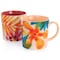 Spice By Tia Mowry Goji Blossom Fine Ceramic 4 Piece 17oz Mug Set in Multi Color 97188.04 - alternate 3