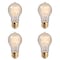 Bulbrite 60W Dimmable Antique A19 Incandescent Light Bulbs, Medium E26 Base, 2200K, 4PK 861167 - alternate 1