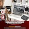 Pyle Professional USB Audio Interface with MIC, Guitar, AUX Stereo Inputs, Phone/Monitor Outputs, Ideal PMUX6 - alternate 2