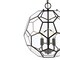 Jonathan Y Bee 13.5" 3-Light Modern Farmhouse Iron/Glass LED Pendant, Oil Rubbed Bronze/Clear JYL9925B - alternate 4