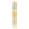 Da Vinci JUNIOR Synthetics Student Brushes, Synthetic, Acrylic & Tempera, Assorted, 3-Piece Set VA-4234_0 - alternate 2