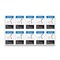 Signmission OSHA, Avoid Contamination Wash Your Hands, Size: 5in X 3.5in, 10PK, 3.5" W, 5" L, Landscape, PK10 OS-CL-D-35-L-19973-10PK - alternate 1