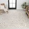 Jonathan Y Eryx Modern Bohemian Abstract Organic Reversible Machine-Washable Gray/Cream 5 ft. x 8 ft. Area Rug SVH103A-5 - alternate 3