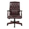 Office Star Executive Chair, Vinyl, Brown, 17" Seat Ht TEX232-JT4 - alternate 3