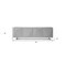 Homeroots 94in Gray Wood And Glass Carved Geometric Sideboard 372107 - alternate 4
