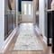 World Rug Gallery Traditional Vintage Distressed Washable Non Slip Runner Rug 2 ft x 10 ft Blue WR77BLUE2X10 - alternate 1
