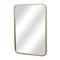Homeroots 32" Gold Metal Beaded Accent Mirror 632592 - alternate 3