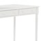 Homeroots 43" White Solid Wood Writing Desk With Two Drawers 402017 - alternate 3