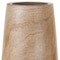 Homeroots 15" Natural Wood And Metal Cylinder Floor Vase 632646 - alternate 2