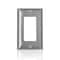 Leviton Wall Plate, Toggle, Stainless Steel SL26 - alternate 1