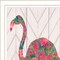 Homeroots Be A Flamingo White Grooved Frame  Print Wall Art 529783 - alternate 3