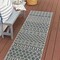 Jonathan Y Zana Modern Geometric Moroccan Reversible Machine-Washable Navy/Cream 2 ft. x 8 ft. Runner Rug SVH110A-28 - alternate 3