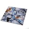 Apollo Tile Carnelian 3 in. x 12 in. Glossy Brown and Blue Glass Subway Wall and Floor Tile 5 sqft/case, 20PK APLAG8804BRBL - alternate 4