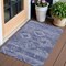 Homeroots 3' X 5' Navy Blue And Denim Blue Southwestern Washable Indoor Outdoor Area Rug 588708 - alternate 1