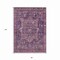 Homeroots 8' X 10' Eggplant Medallion Washable Indoor Outdoor Area Rug 608013 - alternate 4