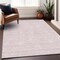 Homeroots 8' X 10' Pink And Ivory Geometric Washable Indoor Outdoor Area Rug 602440 - alternate 6