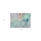 Homeroots 2' X 3' Teal Abstract Washable Non Skid Indoor Outdoor Area Rug 559712 - alternate 4