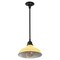 Jonathan Y Jasper 12.25" 1-Light Farmhouse Industrial Indoor/Outdoor Iron LED Pendant, Matte Yellow JYL7611H - alternate 5