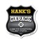Signmission Hank's Garage I Can Fix Everything But Stupid, 6 Inch X 6 Inch, Plastic Sign SHI-P-6-490-HANK - alternate 1