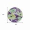 Homeroots 8' Purple And Lavender Round Floral Washable Indoor Outdoor Area Rug 610994 - alternate 4