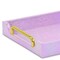 Homeroots 16in Pink Faux Shagreen Serving Tray With Handles 713550 - alternate 3