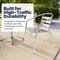 Flash Furniture Round Table Set, Aluminum, Plastic, Stainless Steel, Grey TLH-ALUM-32RD-017BCHR2-GG - alternate 4