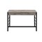 Homeroots 42" Brown and Black Writing Desk With Two Drawers 491425 - alternate 1