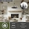 Vaxcel Acadia 2-Light Rustic Wildlife Pendant, Bronze, LED Night Light, Deer Bear Motif, 13.25-In. H0329 - alternate 4