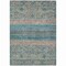 Homeroots 5' X 8' Teal Blue Salmon And Beige Medallion Washable Indoor Outdoor Area Rug 615915 - alternate 2