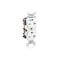 Leviton PlugsandReceptacles, 20A, 250VAC, Wht, Nylon 8400-W - alternate 1