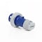 Leviton Pin & Sleeve Plug, 30 A, 250V AC, Three Phase, 3 Pole, IEC Grounding, Blue, NEMA 3R, 4X, 6P, 12 430P9WLEVPI - alternate 2