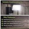 Iq America Dynamic Tracking Solar Motion Security Light - 1800 Lumens Outdoor LED, White IST-2418-WH - alternate 5