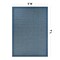 World Rug Gallery Contemporary Bordered Weather Resistant Reversible Indoor/Outdoor Rug 5 ft x 7 ft Blue WR111BLUE5X7 - alternate 4