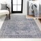 Jonathan Y Shaii Global Medallion Low-Pile Machine-Washable Blue/Light Gray 8 ft. x 10 ft. Area Rug WSH319A-8 - alternate 1
