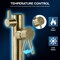 Anzzi Coral Series 2-Handle Freestanding Tub Faucet with 60 in. Euro-Grip Hand Sprayer in Satin Brass FS-AZ0047SB - alternate 3