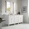 James Martin Vanities Brittany 72'' D Vanity, Bright White Vanity w/ Victorian Sil Silestone Top w/ Wireless Charger 655-V72-BW-FVSL - alternate 6