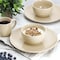 Gibson Home Everyday Plus 12 Piece Stoneware Dinnerware Set in Cream 750123469M - alternate 4