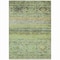 Homeroots 8' X 10' Artichoke Green Blue And Black Floral Washable Indoor Outdoor Area Rug 606173 - alternate 3