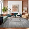 World Rug Gallery Modern Maze Area Rug 7 ft 10 in x 10 ft Cream WR148CREAM8X10 - alternate 3