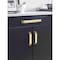 Amerock Concentric 10-1/16 in 256 mm Center-to-Center Golden Champagne Cabinet Pull BP36816BBZ - alternate 3