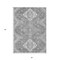 Homeroots 3' X 5' Gray And Ivory Medallion Washable Indoor Outdoor Area Rug 589038 - alternate 6