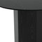 Homeroots 46" Black Solid Wood Pedestal Base Round Top Dining Table 721046 - alternate 5