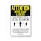 Signmission Public Safety, Office Staff And Guests Practice Social Distancing, 18in X 12in, OS-NS-A-1218-25405 OS-NS-A-1218-25405 - alternate 1