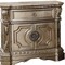 Homeroots 29" Champagne One Drawer Faux Marble and Solid Wood Nightstand With Storage 347125 - alternate 5