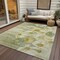 Homeroots 8' X 10' Sage Fern Green And Ivory Floral Washable Indoor Outdoor Area Rug 582773 - alternate 3